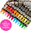 Crayola Crayons Neon 24/Pkg 52-3410