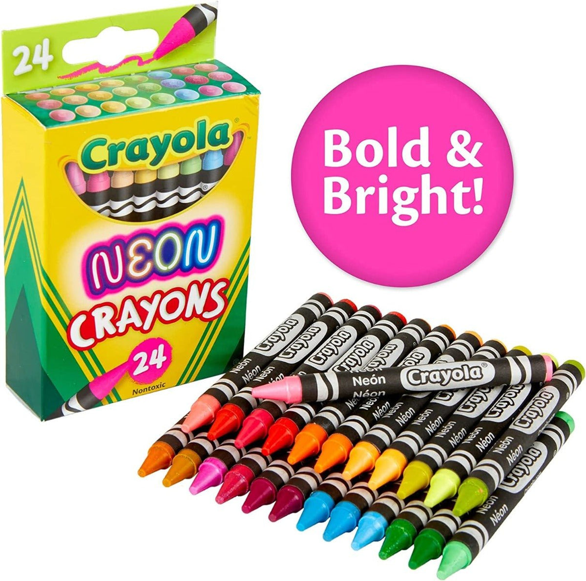 Crayola Crayons Neon 24/Pkg 52-3410 — image 4