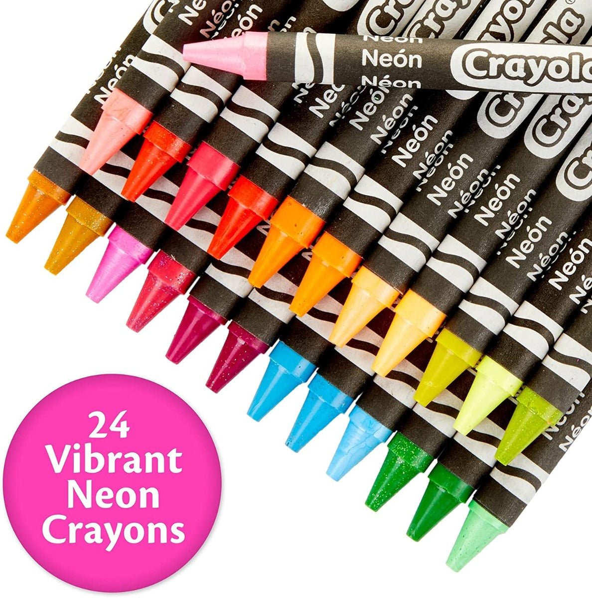 Crayola Crayons Neon 24/Pkg 52 - 3410 - Colorland Toys