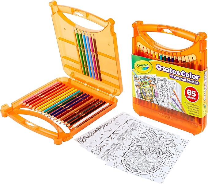 Crayola Create & Color with Colored Pencils Kit 65pcs CY04-0376 — image 3