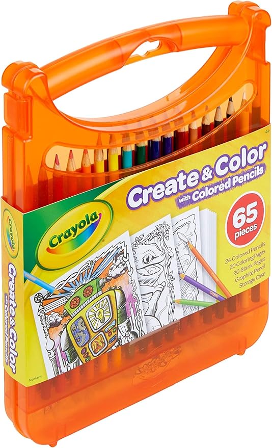 Crayola Create & Color with Colored Pencils Kit 65pcs CY04-0376 — image 2
