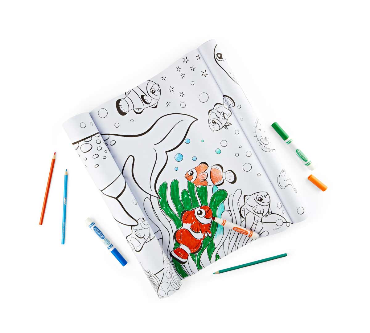 Crayola Deep Sea Friends Giant Coloring Roll CY04-2721 — image 2