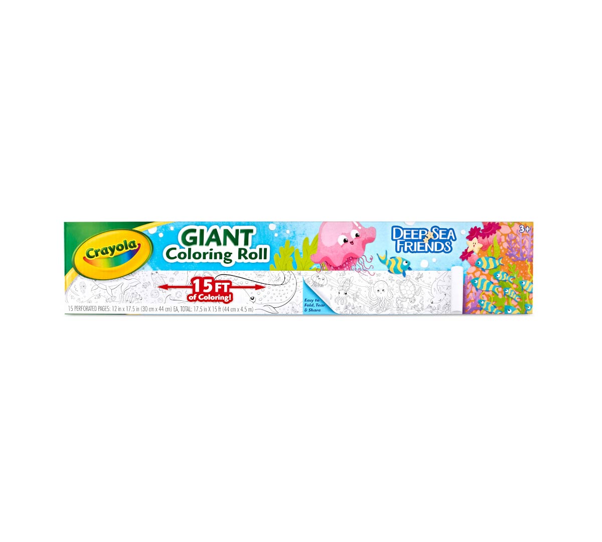 Crayola Deep Sea Friends Giant Coloring Roll CY04-2721 — image 4