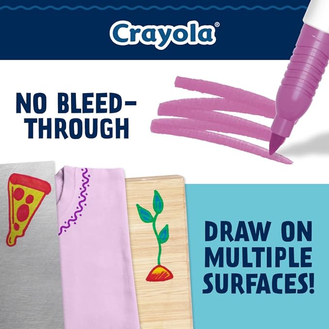 Crayola Doodle & Draw Fine Point Doodle Markers 12ct CY58 - 8312 - Colorland Toys