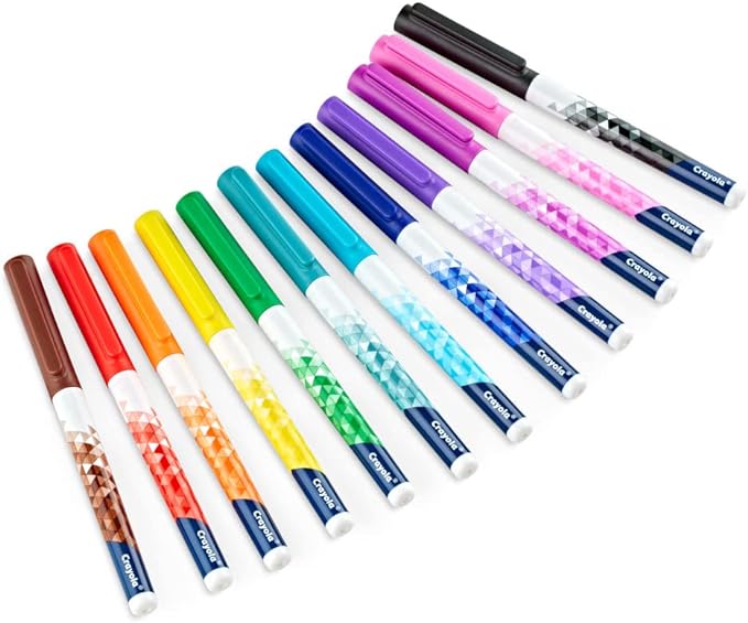 Crayola Doodle & Draw Ultra Fine Point Doodle Marker 12ct CY58-8313 — image 5