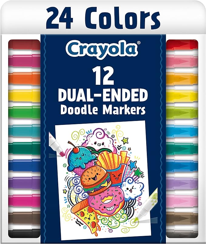 Crayola Dual Ended Doodle Marker 12ct CY58-8314 — image 2