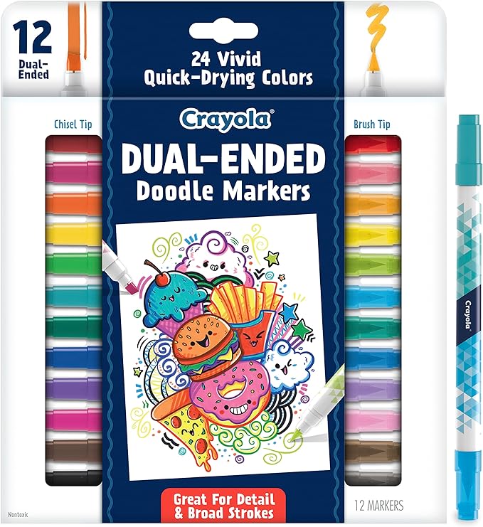 Crayola Dual Ended Doodle Marker 12ct CY58-8314 — image 4