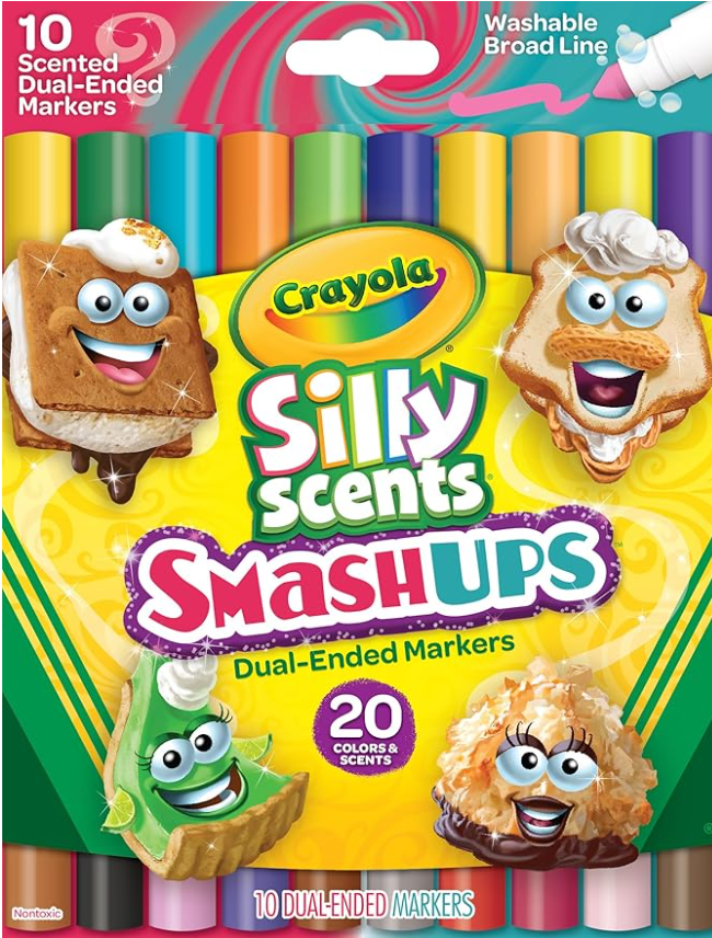 Crayola Dual - Ended Silly Scented Washable Markers 10ct CY58 - 8342 - Colorland Toys