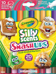 Crayola Dual - Ended Silly Scented Washable Markers 10ct CY58 - 8342 - Colorland Toys