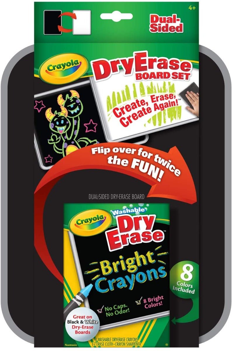 Crayola Dual - Sided Dry - Erase Board Set CY98 - 8638 - Colorland Toys