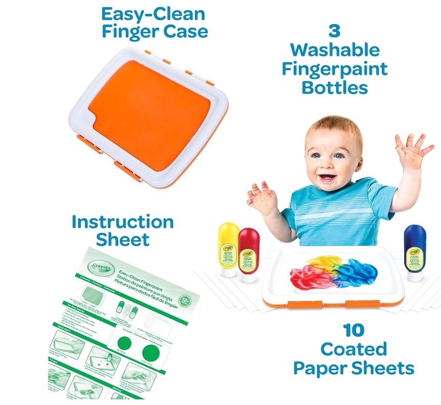 Crayola Easy - Clean Fingerpaint Set - Colorland Toys