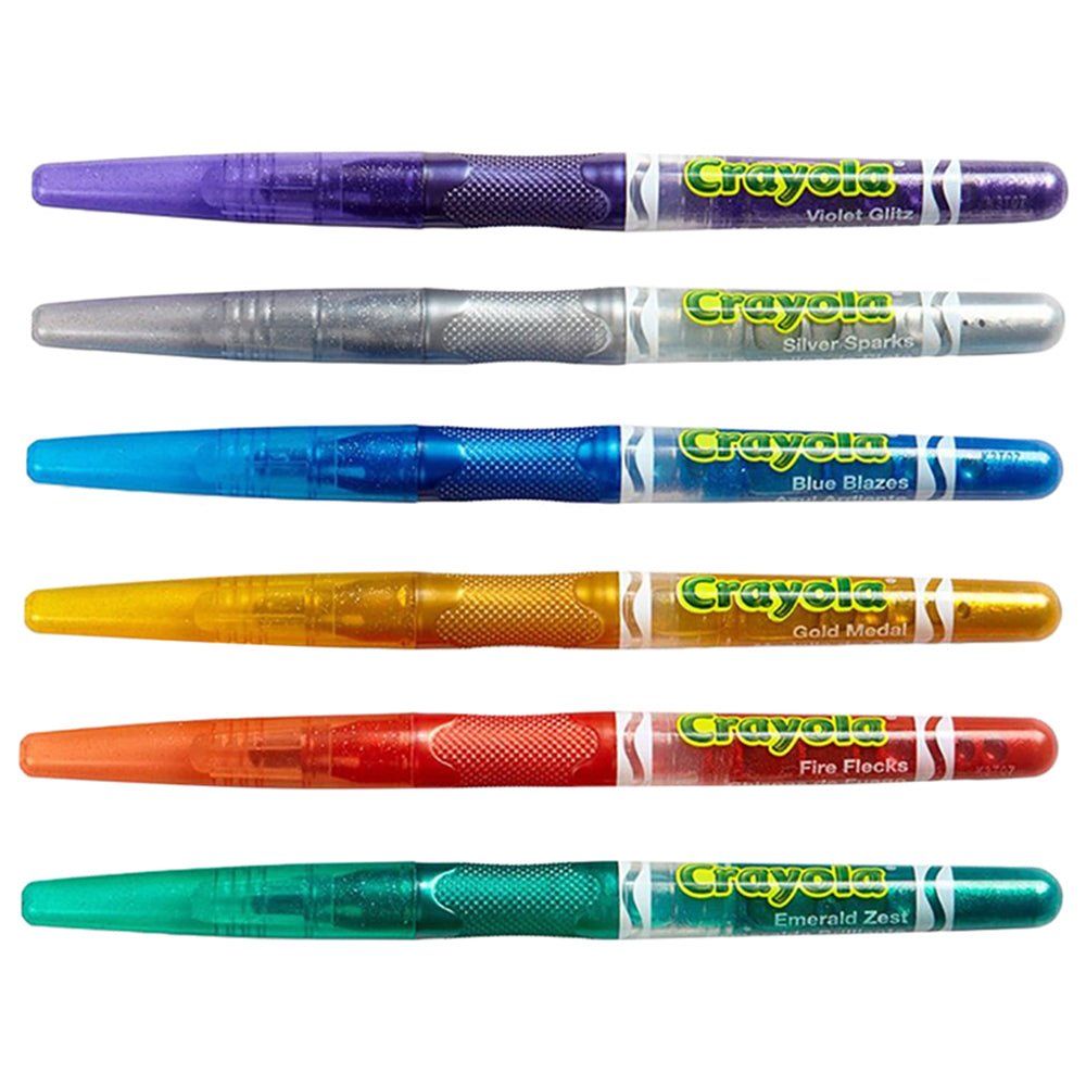 Crayola Glitter Markers Dazzling Colors 6ct CY58-8629 — image 3