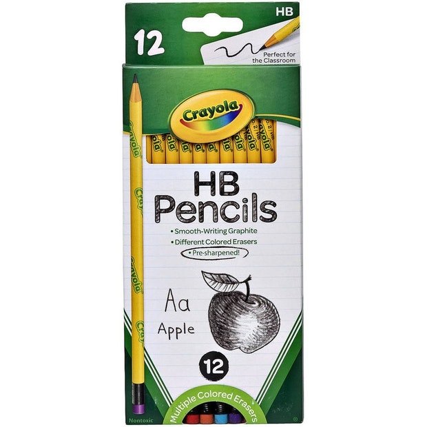 Crayola HB Pencils No.2 12 pack 68 - 2021 - Colorland Toys