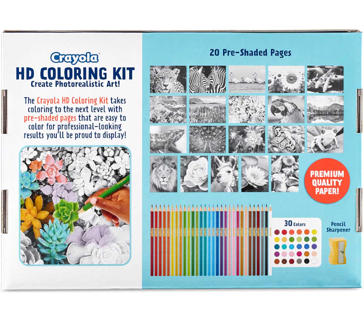 Crayola HD Coloring Kit Create Photorealistic Art - Colorland Toys