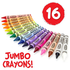 Crayola Jumbo Crayons 16ct 52 - 0390 - Colorland Toys