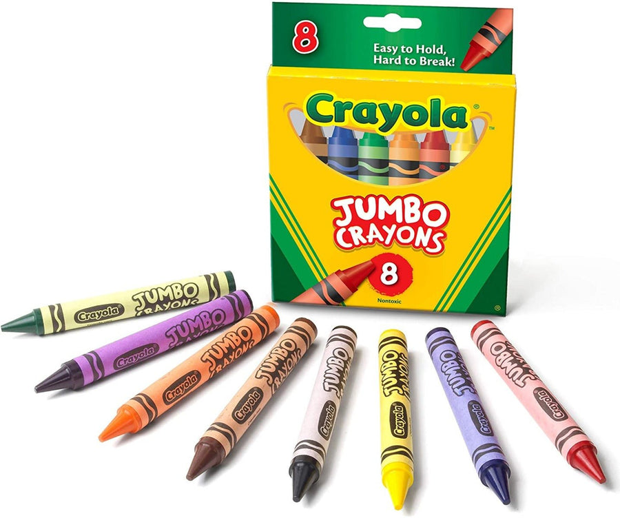 Crayola Jumbo Crayons-8 Pkg 52-0389 — image 1