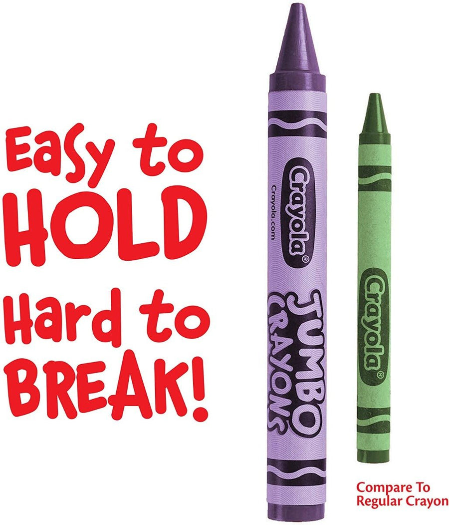 Crayola Jumbo Crayons-8 Pkg 52-0389 — image 2