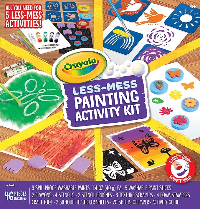 Crayola Less Mess Painting Activity Kit CY04-6941 — image 7