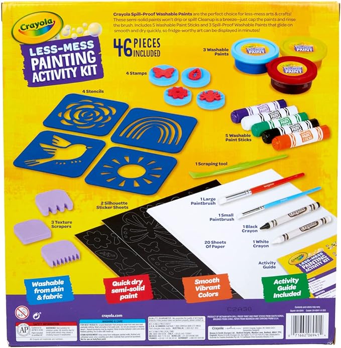 Crayola Less Mess Painting Activity Kit CY04-6941 — image 2