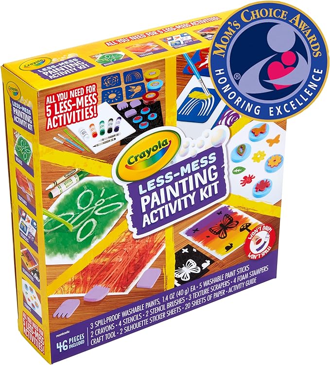 Crayola Less Mess Painting Activity Kit CY04-6941 — image 4