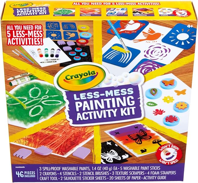 Crayola Less Mess Painting Activity Kit CY04-6941 — image 1