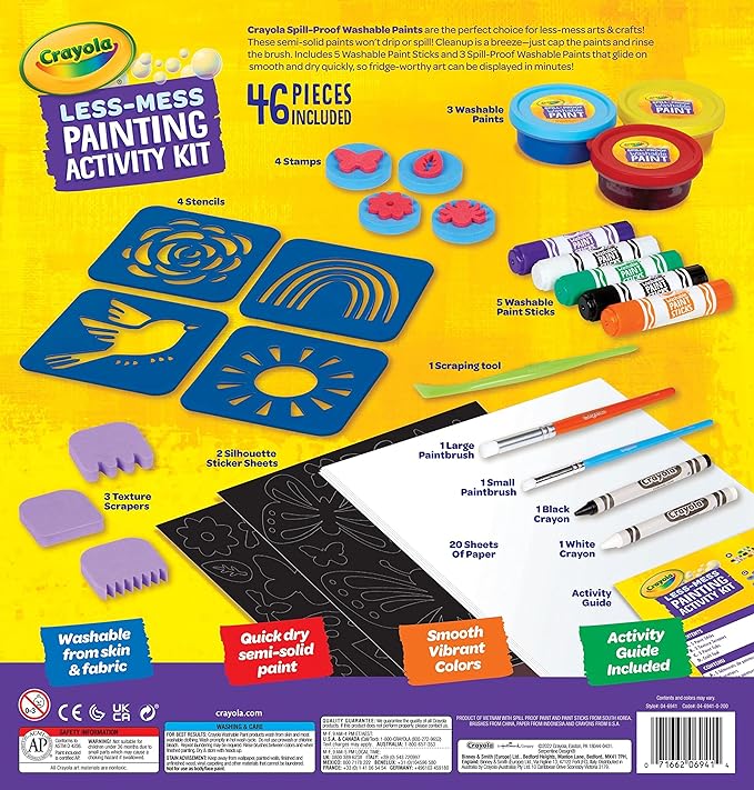 Crayola Less Mess Painting Activity Kit CY04-6941 — image 3