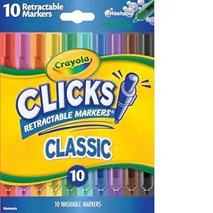 Crayola Markers Dynamic Duos Washable 10ct CY04-6829
