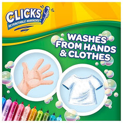 Crayola Markers Dynamic Duos Washable 10ct CY04 - 6829 - Colorland Toys