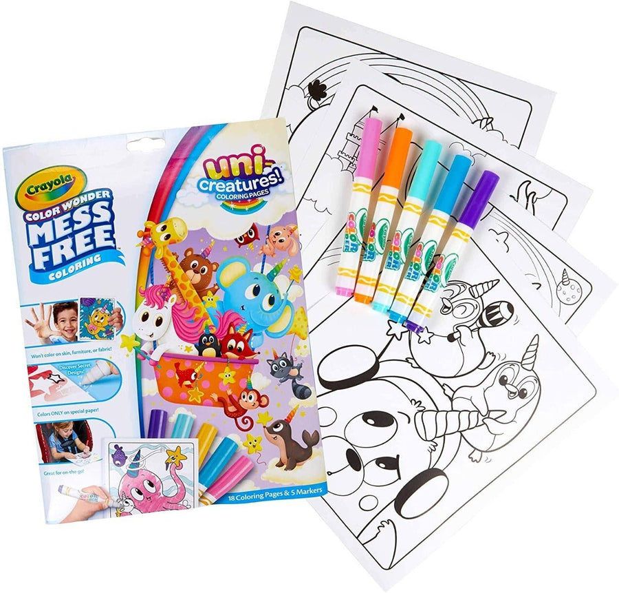 Crayola Mess Free Color Wonder Uni-Creatures Activity Set 75-2723