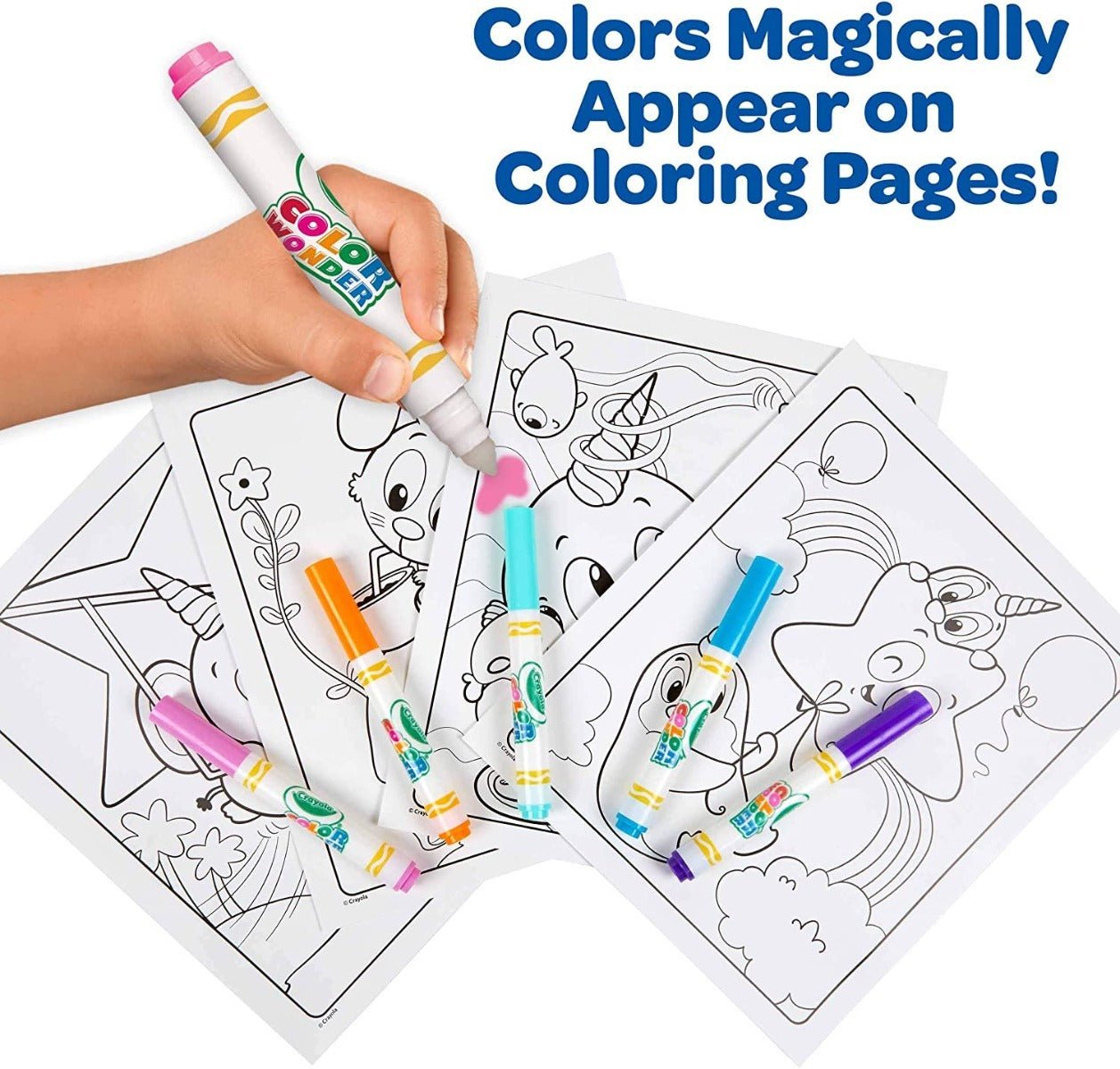 Crayola Mess Free Color Wonder Uni - Creatures Activity Set 75 - 2723 - Colorland Toys