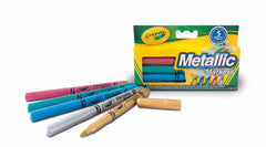 Crayola Metallic Markers 5ct CY58 - 5052 - Colorland Toys