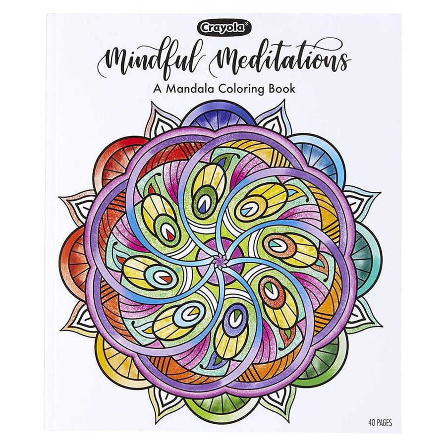 Crayola Mindful Mediations Mandala Coloring Book 40pp 04-1081