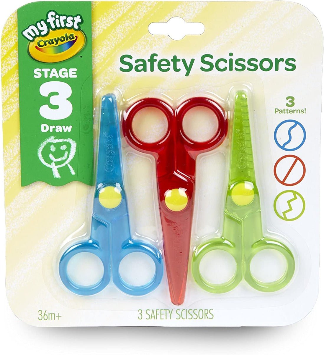 Crayola My Firts Safety Scissors 3ct CY81 - 1458 - Colorland Toys