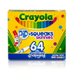 Crayola Pip-Squeaks Skinnies Washable Markers 64pcs 58-8764