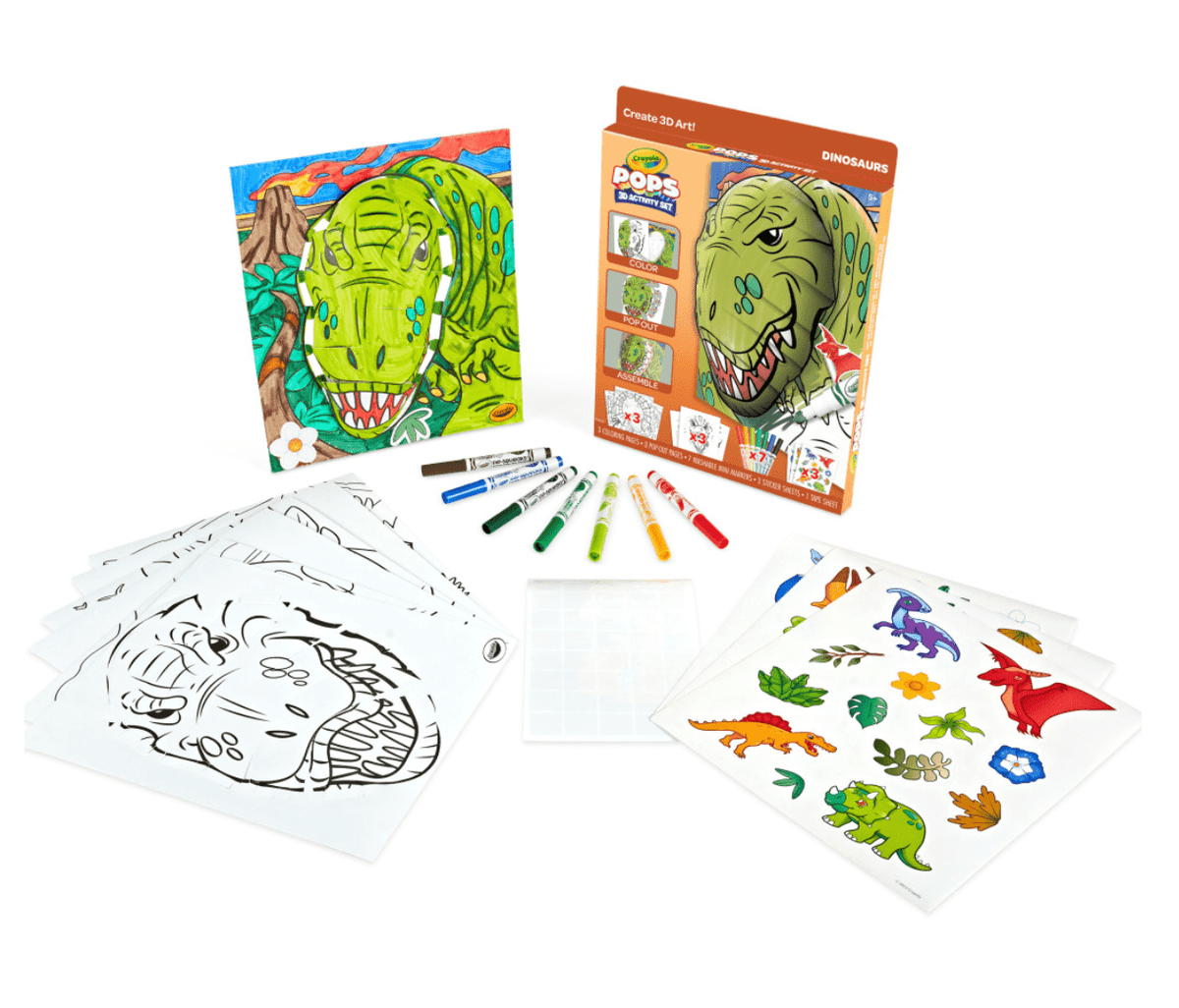 Crayola Pops 3D Activity Set - Dinosaur — image 2