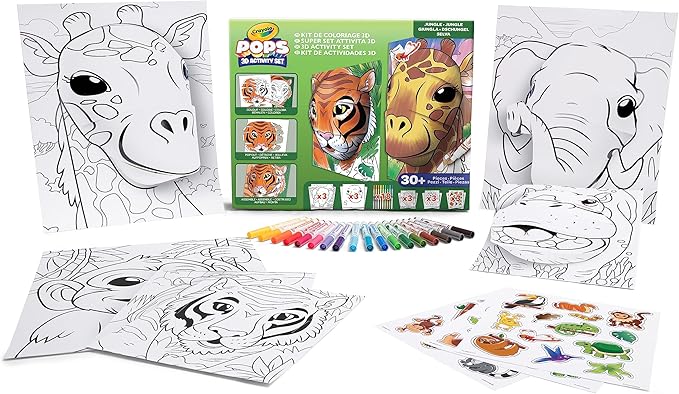 Crayola Pops 3D Activity Set - Jungle — image 1