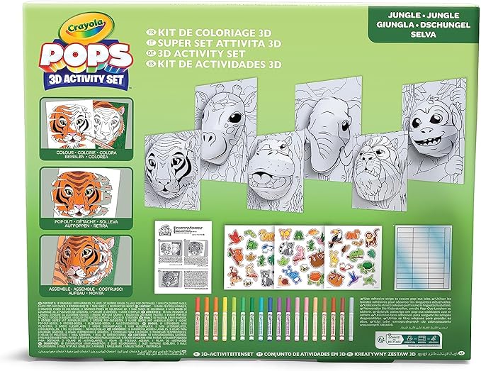 Crayola Pops 3D Activity Set - Jungle — image 3