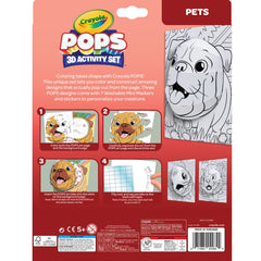 Crayola Pops 3D Activity Set - Pets - Colorland Toys