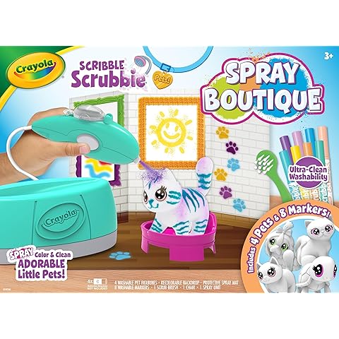 Crayola Scribble Scrubbie Poseable Jumbo Cat CY74-7703 - Colorland Toys