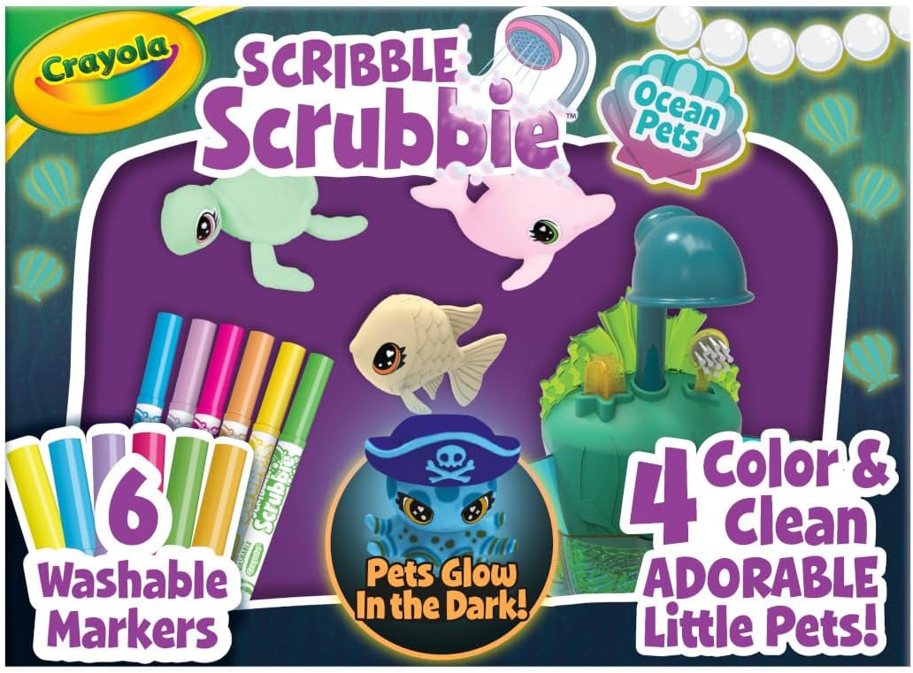 Crayola: Scribble Scrubbies Glow Lagoon CY74 - 7507 - Colorland Toys