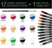 Crayola Signature Premium Watercolor Crayons Painting Set CY53-3500