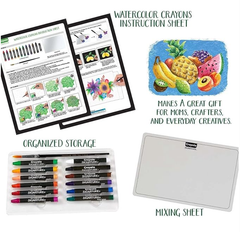 Crayola Signature Premium Watercolor Crayons Painting Set CY53 - 3500 - Colorland Toys