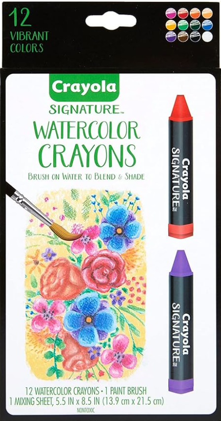 Crayola Signature Premium Watercolor Crayons Painting Set CY53 - 3500 - Colorland Toys