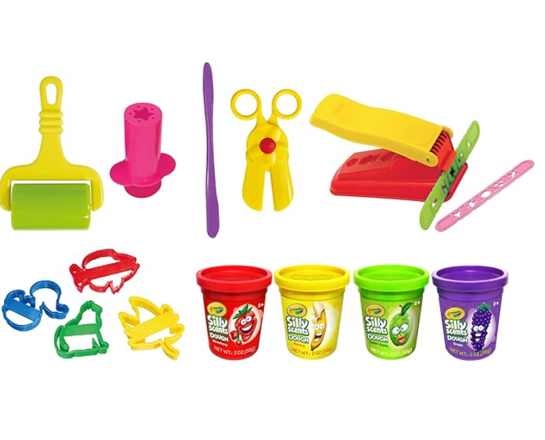 Crayola Silly Scents Dough Creative Tool Box 18pcs A1 - 2231 - Colorland Toys