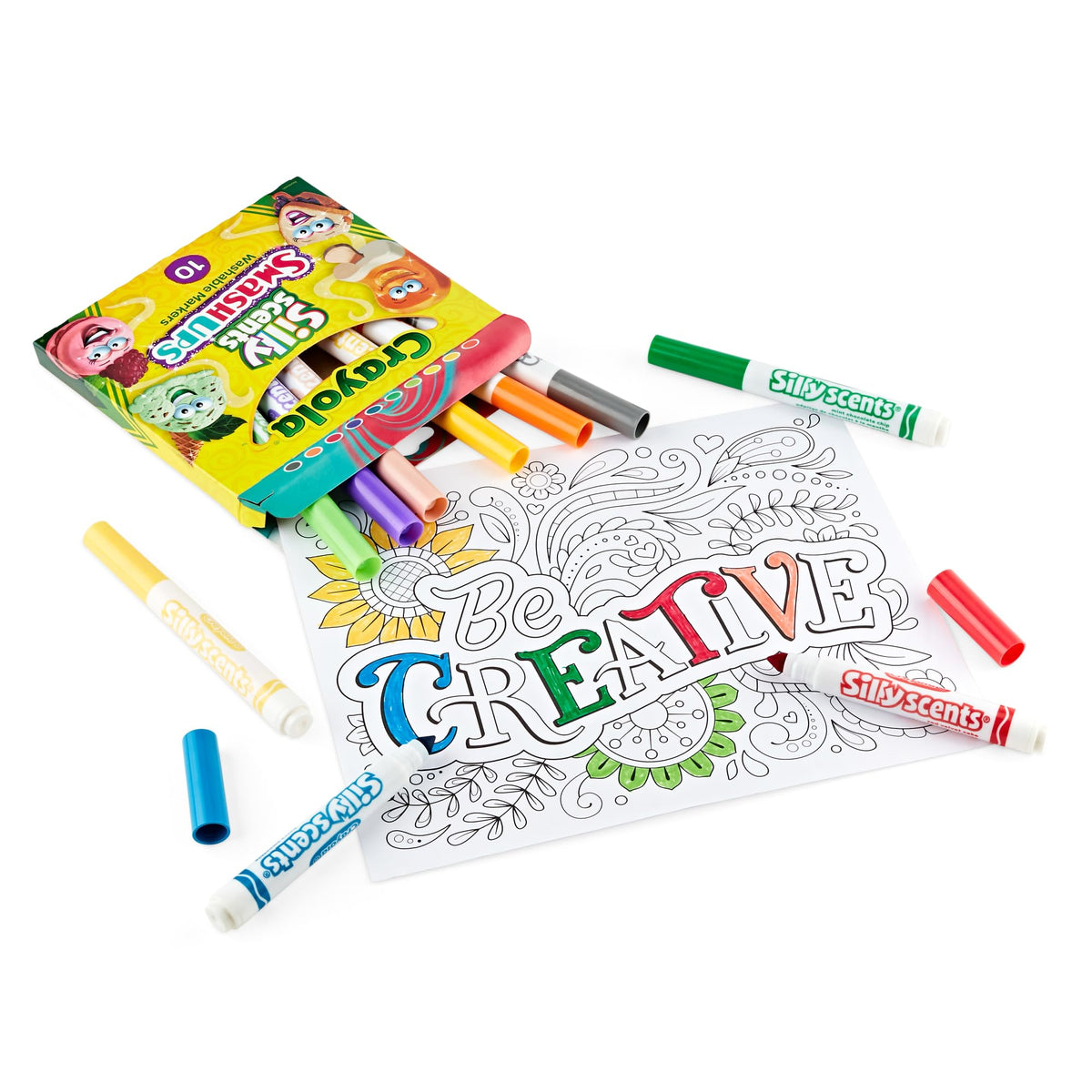 Crayola Silly Scents SmashUps Washable Markers Broad Line 10 count — image 4