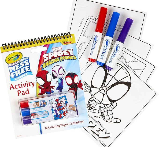 Crayola Spidey And Friends Color Wonder Activity Pad - Colorland Toys