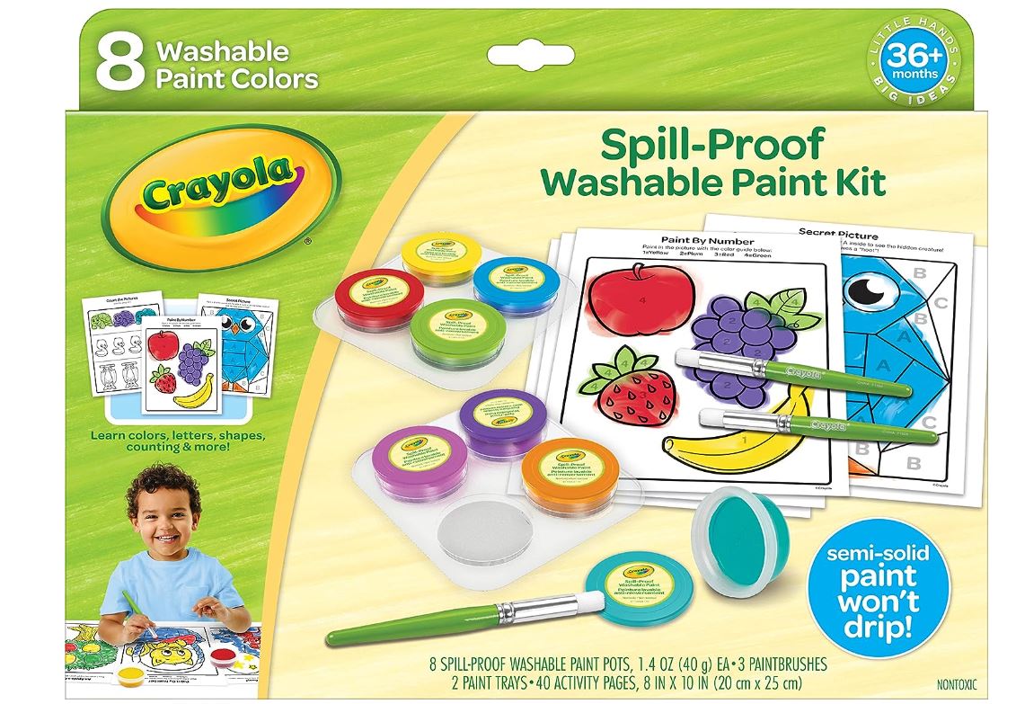 Crayola Spill Proof Washable Paint Set — image 1