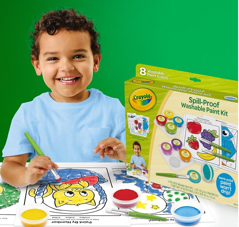 Crayola Spill Proof Washable Paint Set — image 3