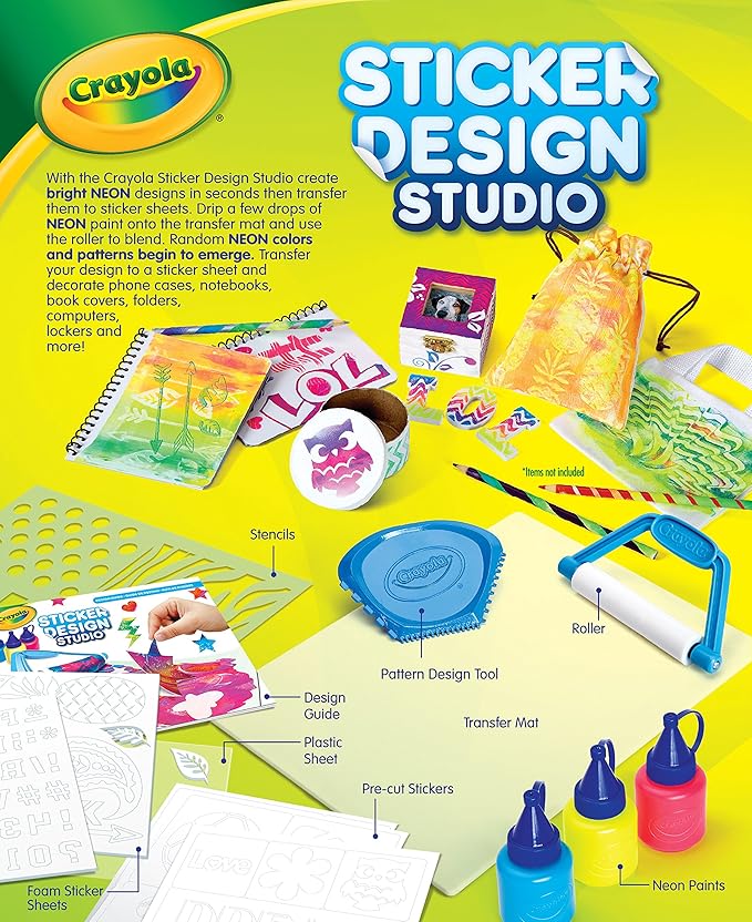 Crayola Sticker Design Studio CY74-7217 — image 2