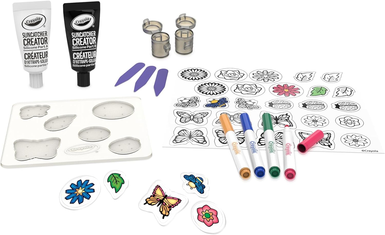 Crayola Suncatcher Creator Butterfly Garden CY74 - 7612 - Colorland Toys